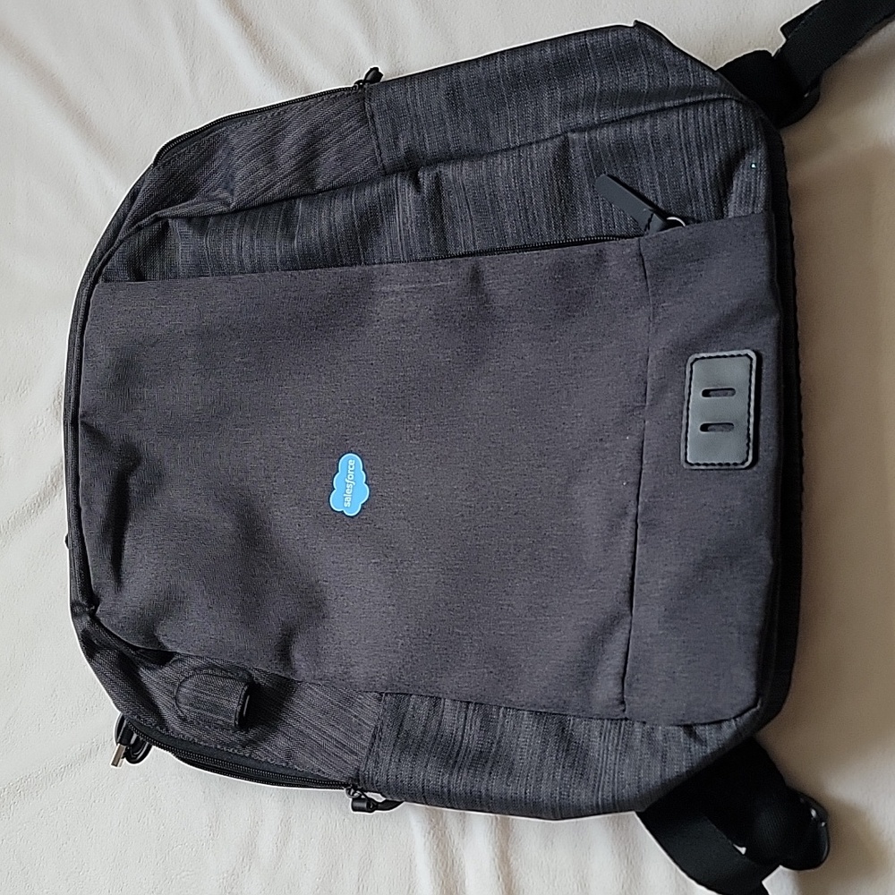 Salesforce Backpack - New w/ Charging Port & Laptop Sleeve!
